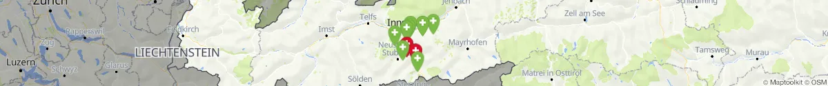 Map view for Pharmacies emergency services nearby Navis (Innsbruck  (Land), Tirol)